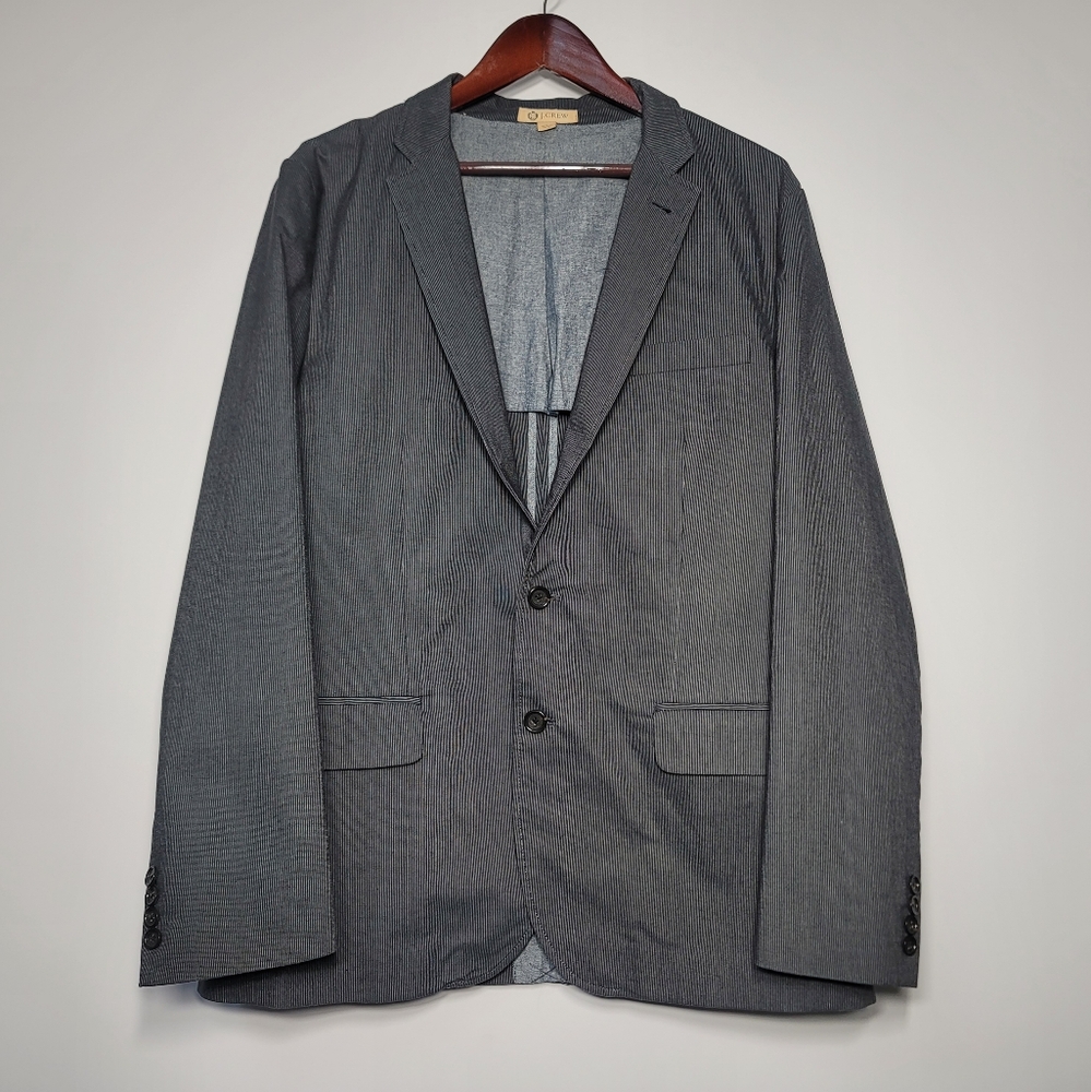 J.Crew Ludlow Men's Grey Cotton Jacket Size Large